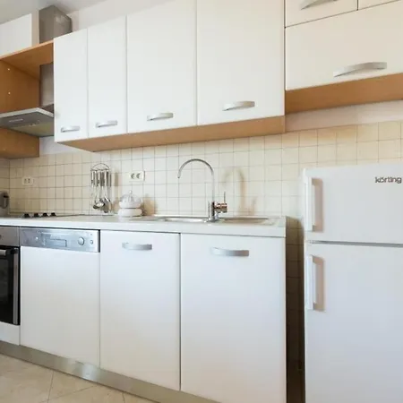شقة - One Bedroom With Terrace And Sea View دوبروفينك